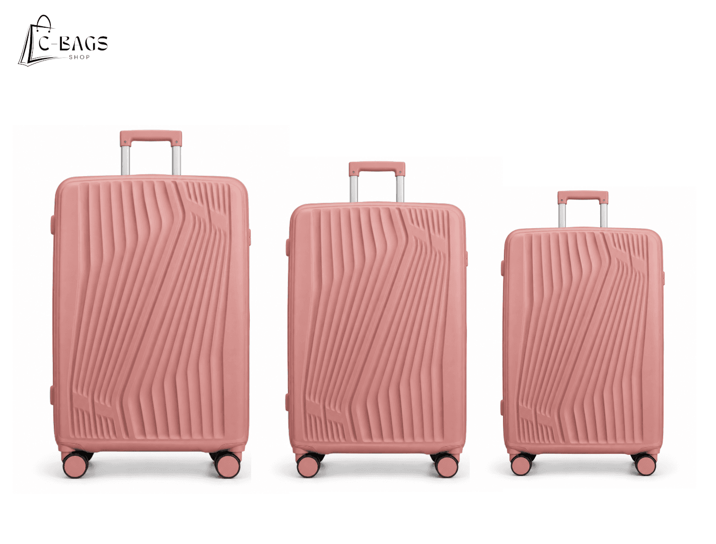 3-Piece Travel Luggage Suitcase Set